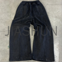 Heavyweight French Terry Wide Leg Flared Sweatpants