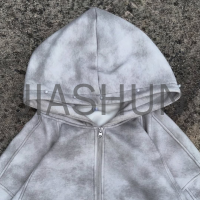 320g Stone Washed French Terry Hoodie and Sweatpants Set