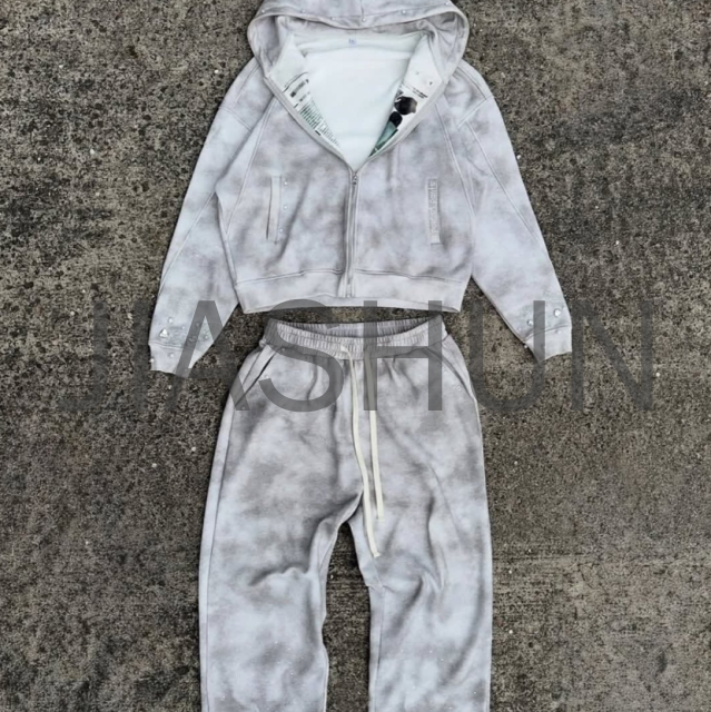 Custom Hoodie Set · 320 gsm · Vintage wash