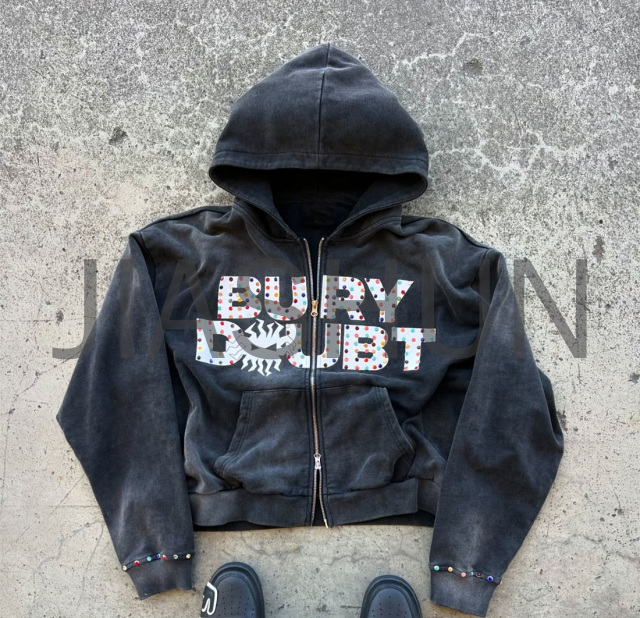 Custom Hoodie · 450 gsm · Vintage wash
