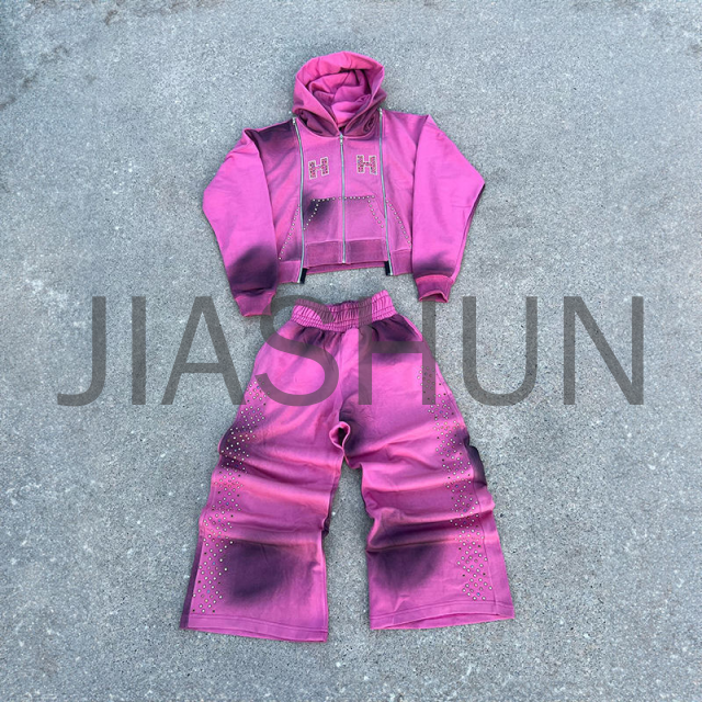 Custom Hoodie Set · Vintage wash