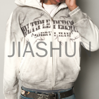 500 gsm Dirty Washed Boxy Oversized Zip-Up Hoodie