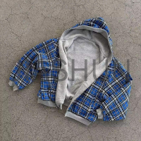 Heavyweight Flannel Boxy Fit Reversible Double Zipper Hoodie