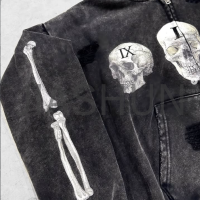 Custom Crop Oversized Hoodie · 450 gsm · Vintage wash