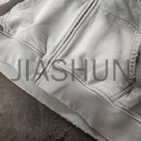 Dirty Wash Boxy Zip-Up Distressed Graphic Hoodie