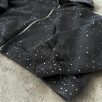 Full Rhinestone Heavyweight Zip-Up Hoodie