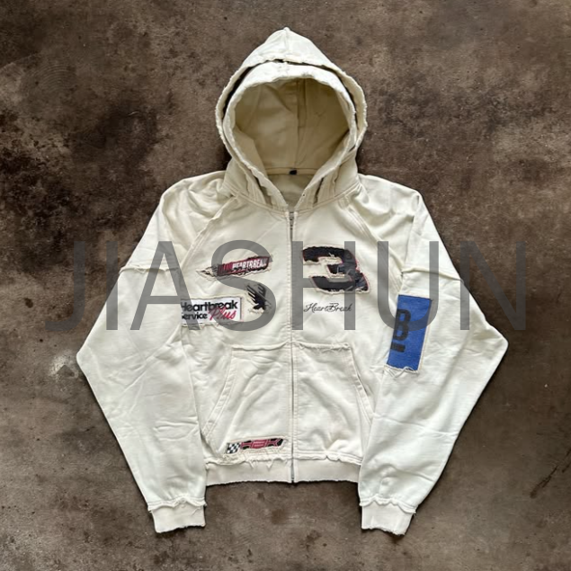 Custom Hoodie · Vintage wash · Embroidery