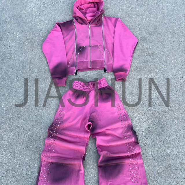 Custom Hoodie Set · Vintage wash