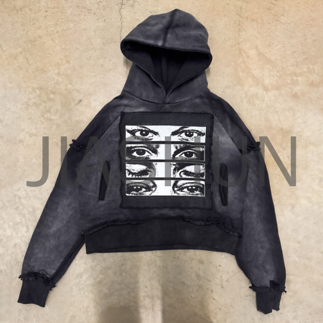 Custom Hoodie · Vintage wash · Embroidery