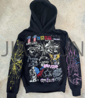 Vintage 500 gsm French Terry Hoodie with DTG Print
