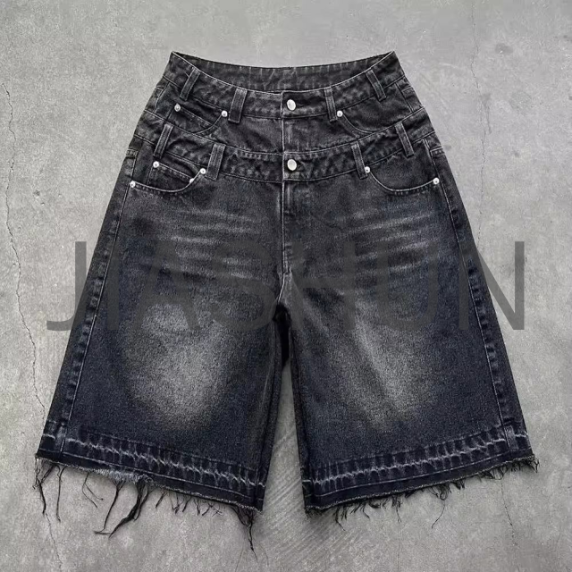 Custom Denim Shorts · Vintage wash