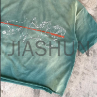 Boxy Oversized Cropped T-Shirt with Digital Print