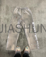 Mid Waist Loose Oversized Street Style Cotton Joggers