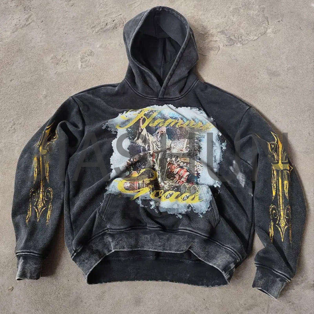 Custom Hoodie · Vintage wash · DTG print