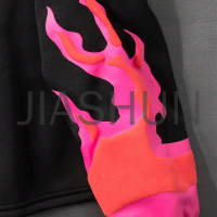 Vintage Cotton Regular Fit Hoodie with Pink 3D Letter