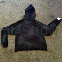Regular Fit Hoodie with Distressed Embroidery Patch