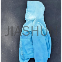 Acid Wash Heavyweight Zip-Up Hoodie with DTG Print
