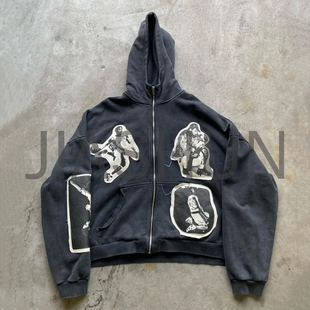 Custom Hoodie · Vintage wash · Embroidery