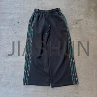 Heavyweight Baggy Sweatpants with Flared Stacked Logo Print