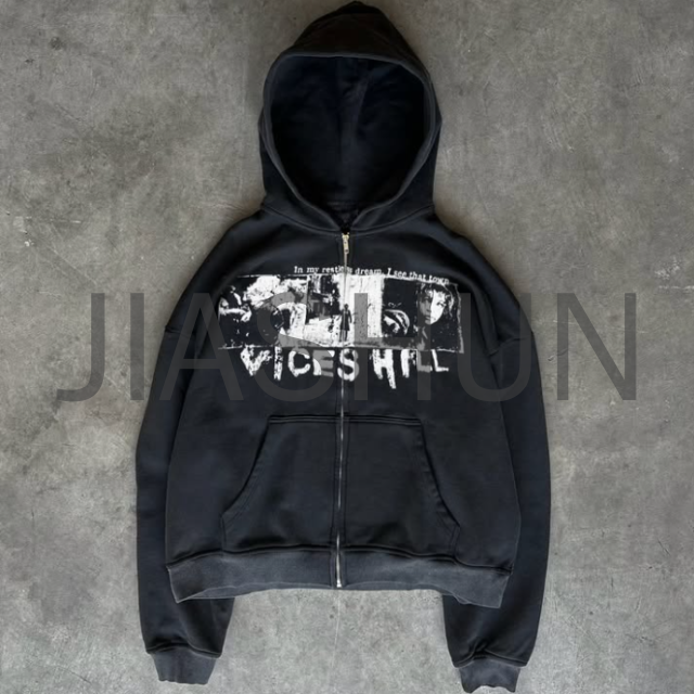 Custom Hoodie · Vintage wash · DTG print