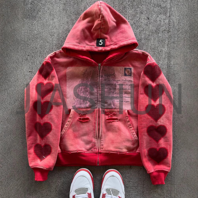 Custom Hoodie · Vintage wash · DTG print