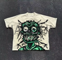 250 gsm Cotton Boxy Cropped Drop Shoulder DTG T-Shirt