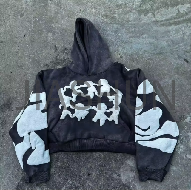 Custom Hoodie · Puff print