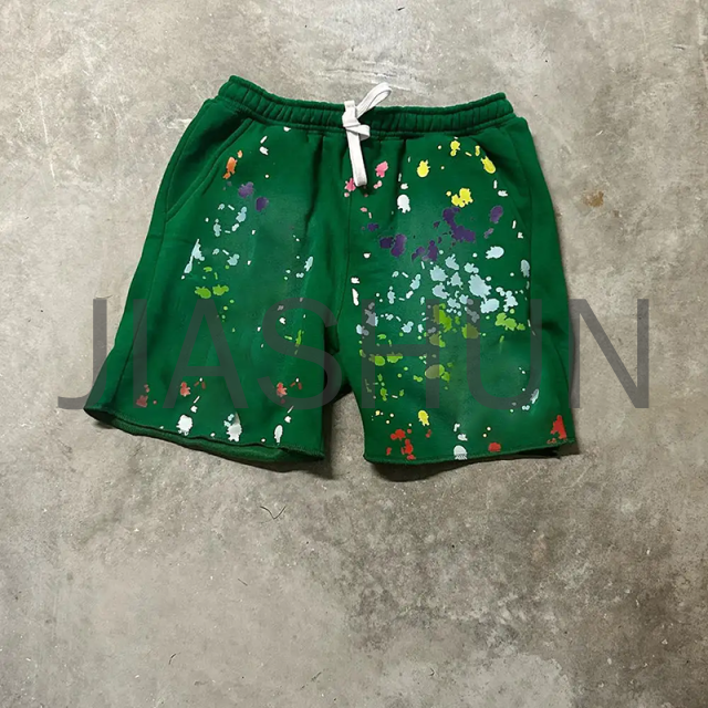 Custom Streetwear Shorts · Vintage wash · Puff print
