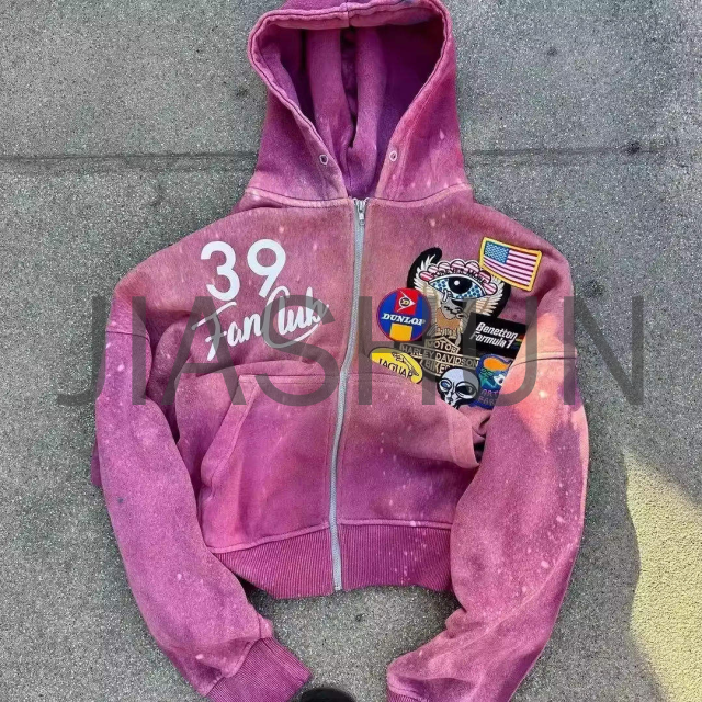 Custom Hoodie · Vintage wash · Embroidery