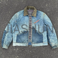 Custom Oversized Zip-Up Streetwear Jacket · 400 gsm · Vintage wash