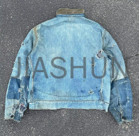 Custom Oversized Zip-Up Streetwear Jacket · 400 gsm · Vintage wash