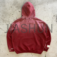Vintage Heavyweight 100% Cotton Acid Wash Pullover Hoodie