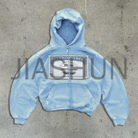 Sun Faded Heavyweight Oversized French Terry Hoodie