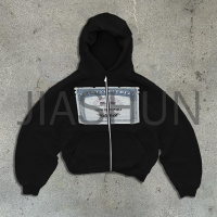 Sun Faded Heavyweight Oversized French Terry Hoodie