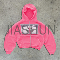 Sun Faded Heavyweight Oversized French Terry Hoodie