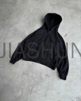 Heavyweight Vintage Acid Wash Distressed Zip-Up Hoodie