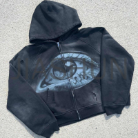 Graphic DTG Print Heavyweight French Terry Boxy Hoodie