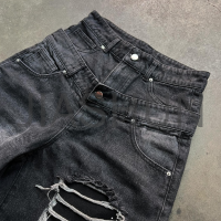 Custom Washed Denim · 350 gsm · Vintage wash