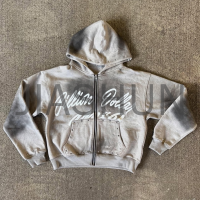Distressed Dirty Washed Oversized Sweatsuit