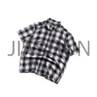 Plaid Boxy Polo Shirt