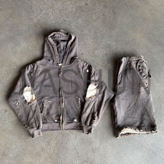 Custom Hoodie Set · Vintage wash