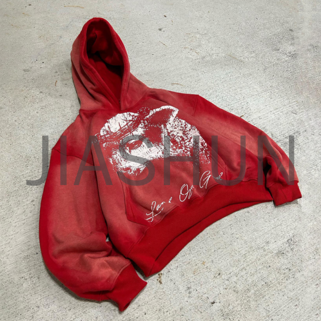 Custom Hoodie · Vintage wash · DTG print