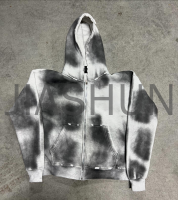 100% Cotton Heavyweight Hoodie and Sweatpants Set with Printed Logo