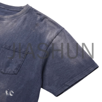 Vintage Distressed Oversized Pocket Tee Paint Splatter