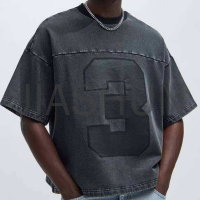 100% Cotton Oversized Boxy Screen Print T-Shirt