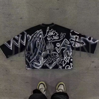 Heavyweight Vintage Drop Shoulder Screen Printed T-Shirt