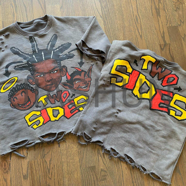 Custom Boxy T-Shirt · Vintage wash · Screen print
