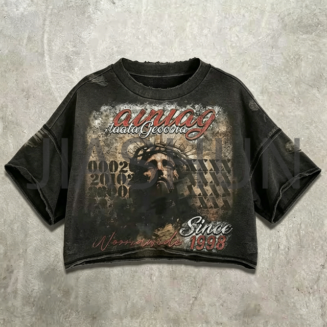 Custom Boxy T-Shirt · Vintage wash