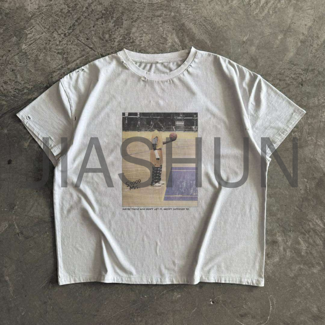 100% Cotton Oversized Boxy Fit T-shirt with DTG Print