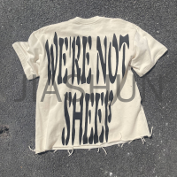 Custom Crop Oversized Boxy T-Shirt · 250 gsm · Vintage wash